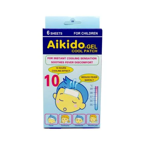 Miếng Dán Hạ Sốt Trẻ Em Aikido Cool Gel